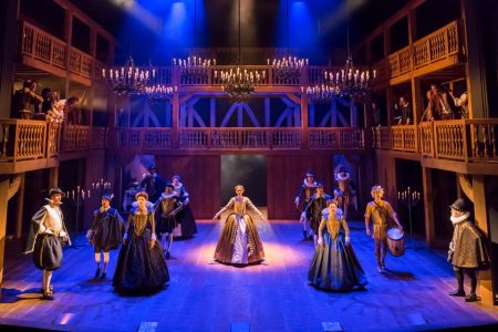 SHAKESPEARE IN LOVE by Norman,          , Writer – Marc Norman, Screenplay – Tom Stoppard, Director – Declan Donnellan, Designer – Nick Ormerod, Choreography – Jane Gibson, Lighting – Neil Austin,  The Noel Coward Theatre, London, 2014, Credit: Johan Persson